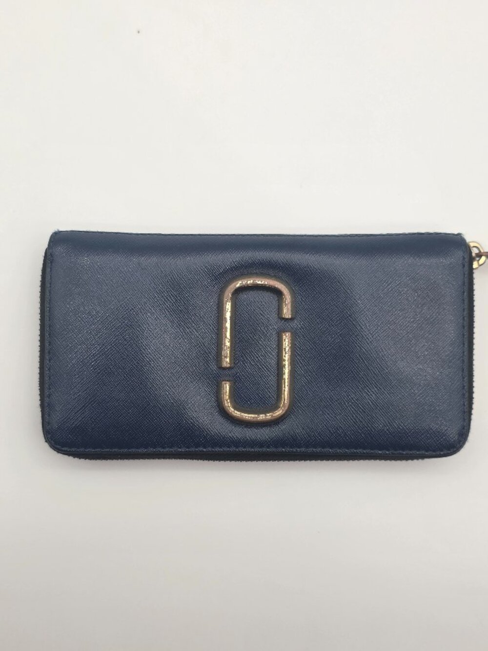 Marc Jacobs Blue Zipper Long Wallet